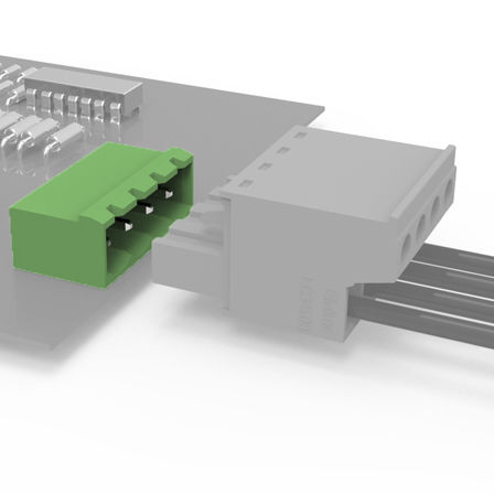Соединитель плата-провод - LZ1R-5.08 series - Elinker Electric - PCB / плоский / внутренняя резьба