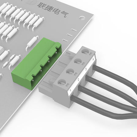 Клеммная колодка для печатной платы - LZ1R-7.62 series - Elinker Electric - вставная / из пластмассы