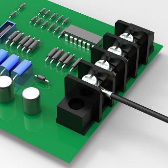 Клеммная колодка для печатной платы - LW1MB-8.25 series - Elinker Electric - с винтовым соединением