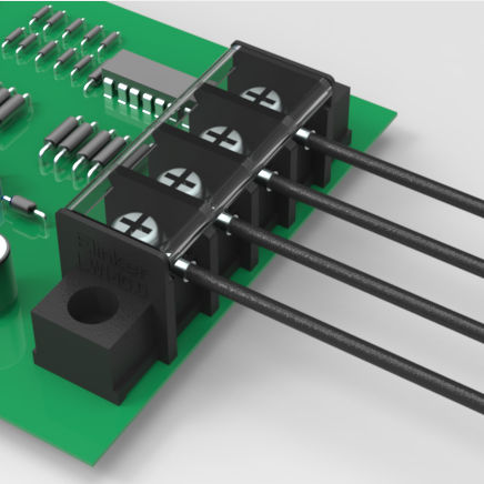 Клеммная колодка для печатной платы - LW2MB-9.50 series - Elinker Electric - с винтовым соединением