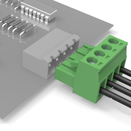 Соединитель плата-провод - LC-5.08 series - Elinker Electric - PCB / плоский / внутренняя резьба