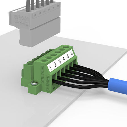 Клеммная колодка с винтовым соединением - LC17-5.08 - Elinker Electric - из пластмассы