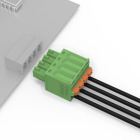 Клеммная колодка для печатной платы - LC6-3.5 - Elinker Electric - на пружине / из пластмассы