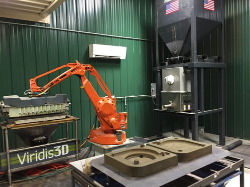 Принтер 3D песка - Viridis3D - Envisiontec - для изготовления форм / BJ / большой формат