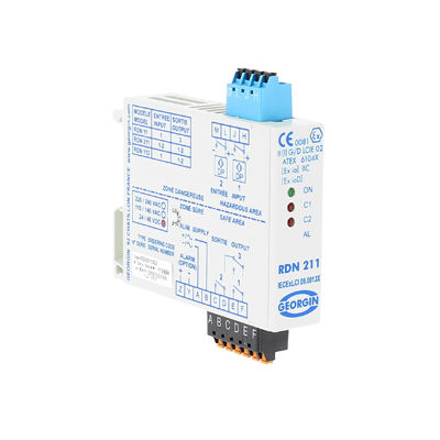 Статическое реле 24 Vcc - RDN series - GEORGIN S.A. - 48 Vcc / 110 Vca / на DIN-рейке