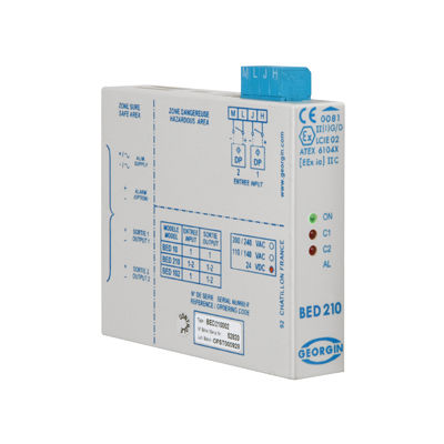 Статическое реле 24 Vcc - BED series - GEORGIN S.A. - 48 Vcc / 110 Vca / на DIN-рейке