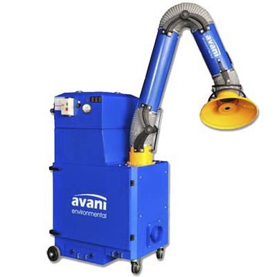 Мобильный дымоуловитель - SPC-2000 - Avani Environmental - для сварки / с активным угольным фильтром / со всасывающим рукавом