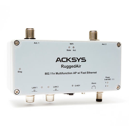 Точка доступа WiFi - RuggedAir100 - ACKSYS Communications & Systems - MIMO / питание по Ethernet / для сети