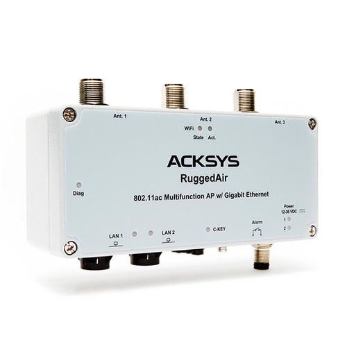 Промышленная точка доступа - RuggedAir1000 - ACKSYS Communications & Systems - WiFi / MIMO / питание по Ethernet