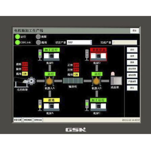 Система управления для робота - GSK CNC Equipment Co., LTD  - подключенная