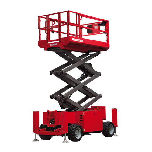 Мобильный ножничный подъемник - 120 SC  - MANITOU - дизельный / компактный