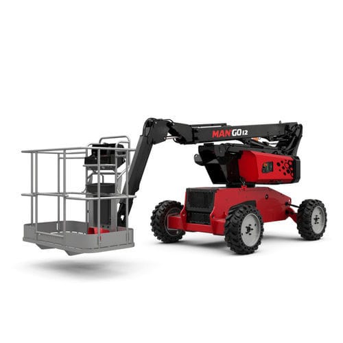Мобильный шарнирный подъемник - MAN'GO 12 - MANITOU - дизельный / компактный