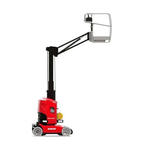 Мобильный подъемник с вертикальной мачтой - 100 VJR - MANITOU - с питанием от аккумулятора / для использования в промышленности / компактный