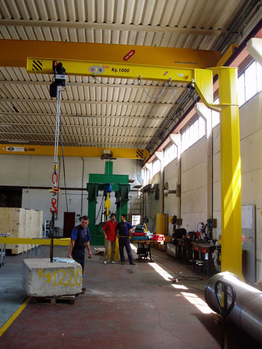 Поворотный кран на стойке - GBT - ETS engineering Spa - поворотный