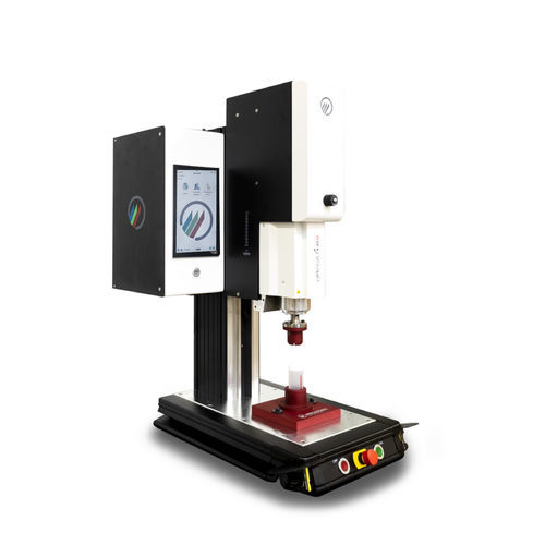 Станок для сварки с помощью трения - Omega 4 RI 72 - MECASONIC - контролируемый PLC / встраиваемый / настольный