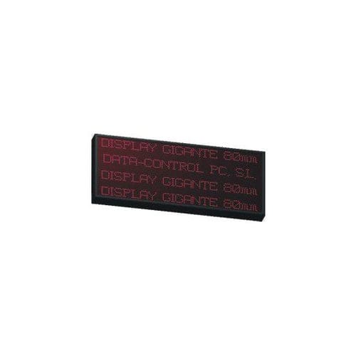 Табло LED - Data-Control PC - буквенно-цифровое / промышленное / информационное