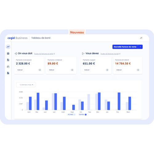 Программное обеспечение сметы - Cegid Business  - CEGID - для управления / отслеживания / CRM