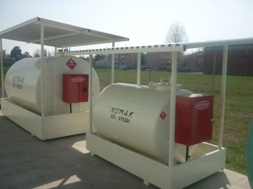 Резервуар хранение газойля - max. 60 l/min - numak srl - из углеродистой стали / горизонтальный