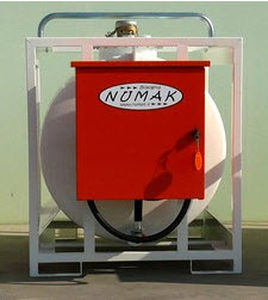 Резервуар хранение газойля - max. 40 l/min - numak srl - из нержавеющей стали / горизонтальный