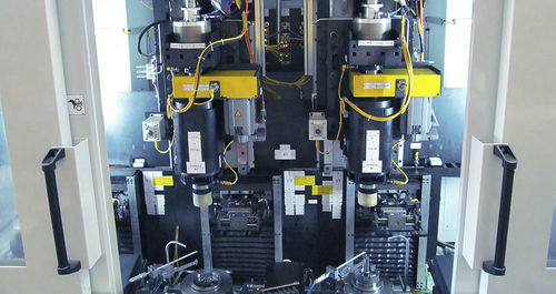 Вертикальный станок для шлифования - C & B Machinery - ЧПУ / с несколькими шпинделями / сверхточный