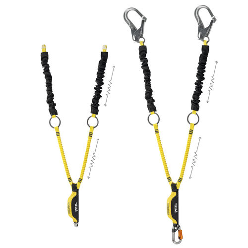 Двойная страховочная привязь - ABSORBICA®-Y TIE-BACK - PETZL SECURITE - с затяжкой / с поглощением энергии