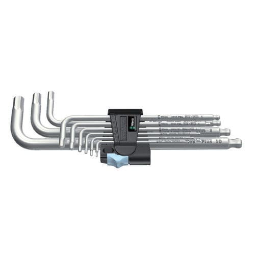 L-образный ключ Аллена - 3950 PKL/9  - Wera Tools - из стали