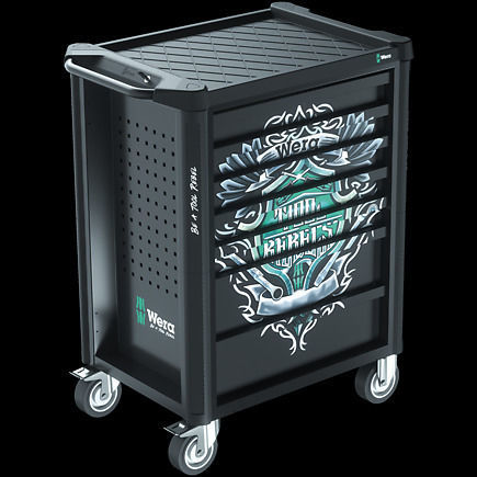 Столик для инструментов 2 выдвижных ящика - 9700 - Wera Tools - 5 выдвижных ящиков