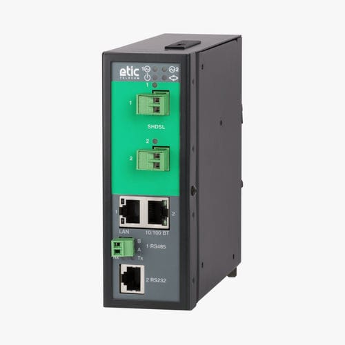 Управляемый коммутатор Ethernet - XSLAN-2220 - ETIC TELECOM - 3 порта / на DIN-рейке / RS-232