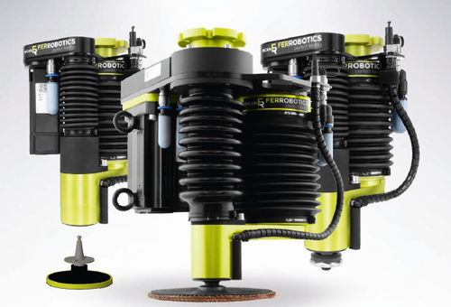 Исполнительный механизм робота для удаления заусенцев - AAK series - FerRobotics Compliant Robotic Technology GmbH - для выпрямления / для полирования