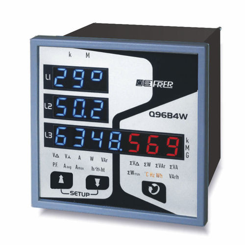 Анализатор для трехфазных электрических сетей - Q96B4W - FRER - качества энергии / встраиваемый / цифровой