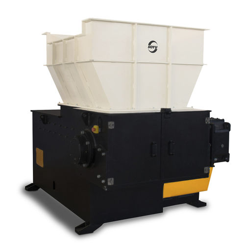 Первичный измельчитель - SR750 - Changshu Shouyu Machinery Co.,Ltd - с 1 валом / для дерева / для твердых и сыпучих отходов