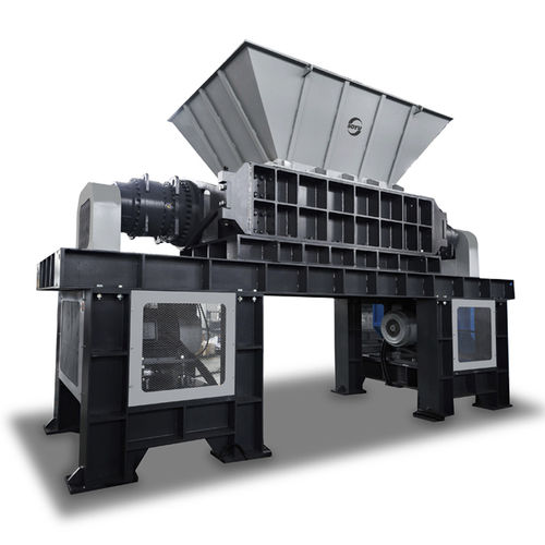 Первичный измельчитель - SYU61 series - Changshu Shouyu Machinery Co.,Ltd - двухвальный / для отходов / металлический