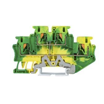 Клеммная колодка на DIN-рейке - JPTTB4-PE - Shanghai Leipold Electric Co., Ltd. - вставная / заземления / модульная