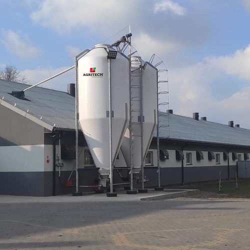 Бункер с коническим дном - SIV series - AGRITECH SRL - для порошка / для сыпучих материалов / для деревянных гранул