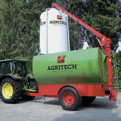 Резервуар для сыпучих веществ - AG series - AGRITECH SRL - для мобильного оборудования / из окрашенной стали / мобильный