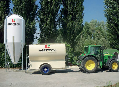 Резервуар для гранул - AD series - AGRITECH SRL - мобильный / транспортный / нагнетания