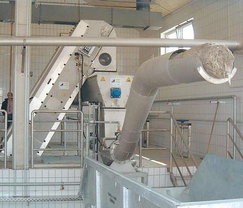 Грубое сито мокрым способом - FSM-Frankenberger GmbH & Co. KG  - с винтом / для сточных вод / компактное