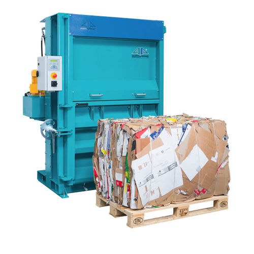 Упаковочный пресс для картона - APV easyline series - Austropressen Roither Maschinenbau GmbH - для бумаги / для пластмассы / вертикальный
