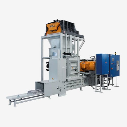 Упаковочный пресс для металлолома - DS-A 2200 - Austropressen Roither Maschinenbau GmbH - горизонтальный / с каналом / автоматический