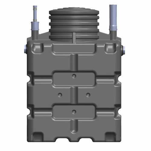 Резервуар для сточных вод - BIOROCK-ST1-2000 - BIOROCK - из HDPE / заглубленный / сбора жидкостей