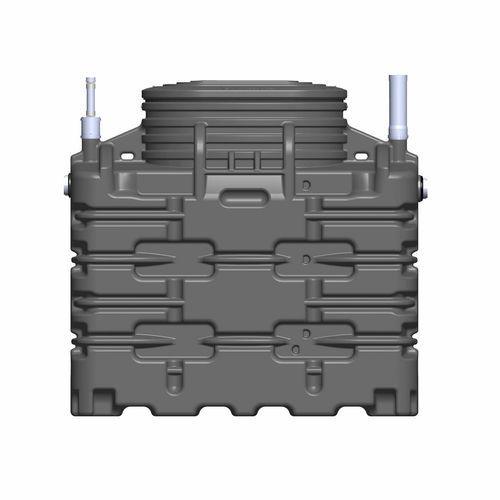 Резервуар первичной декантации - BIOROCK-ST1-3000 - BIOROCK - для сточных вод / из HDPE / заглубленный