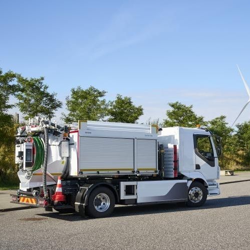 Подметальная машина на грузовике - CityFlex C40e - Bucher Municipal AG - электрическая / для наружного применения / для отходов