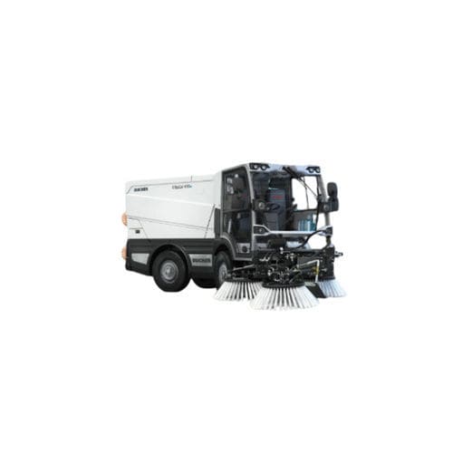 Подметальная машина для транспортного средства - CityCat V20e - Bucher Municipal AG - электрическая / для наружного применения / с 3 щетками