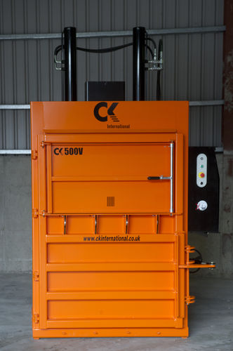 Упаковочный пресс для картона - CK500V - CK International ltd - для бумаги / вертикальный / с фронтальной загрузкой