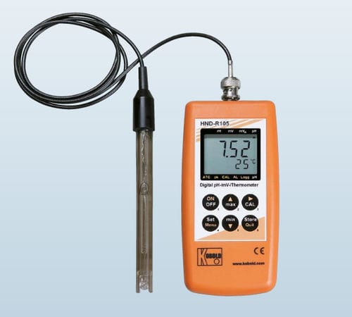 Переносной измеритель pH - HND-R series - KOBOLD INSTRUMENTATION - для процесса / цифровой / сверхточный
