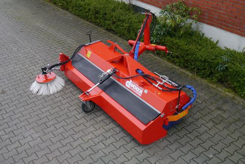 Подметальная машина для вилочного погрузчика - HDK series - Dücker, Gerhard, GmbH & Co. KG  - для трактора / для погрузчика / гидравлическая