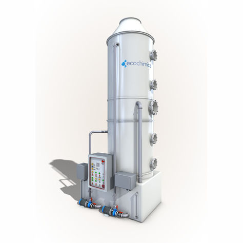 Газопромыватель трубка Вентури - TW-2S® series - Ecochimica System - влажный тип / химический