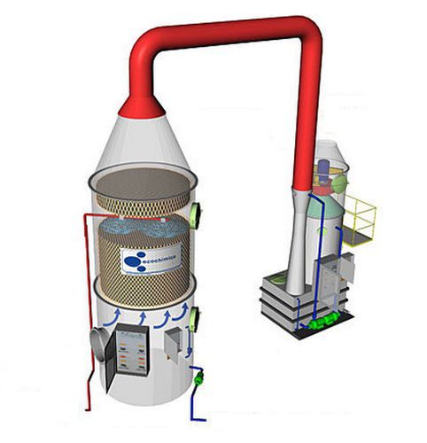 Газопромыватель влажный тип - TW-STR® series - Ecochimica System - химический / с высокой эффективностью