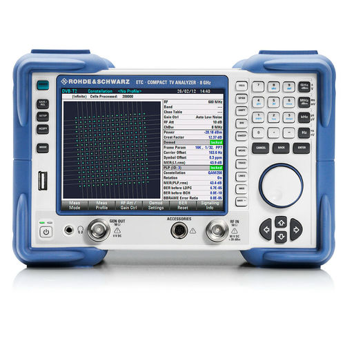 Анализатор ТВ-сеть - R&S®ETC series     - Rohde Schwarz - спектра / прозрачность / настольный