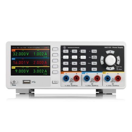 Источник питания для монтажа в стол - R&S®NGC100 - Rohde Schwarz - DC / с несколькими выходами / с двумя выходами